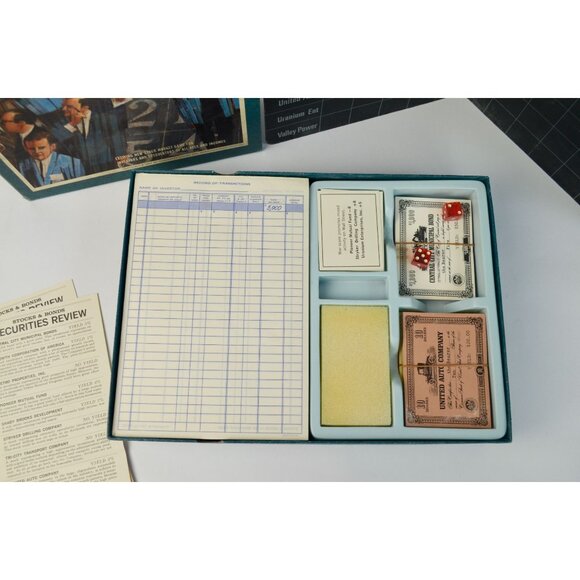 Vintage 1964 3M Stocks & Bonds Bookshelf Game Lightly Played - Picture 3 of 6